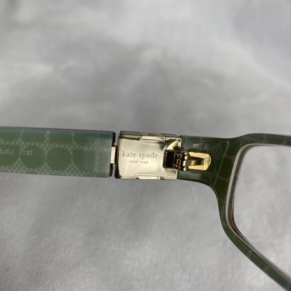 Kate Spade Florence 0JDJ Brown Green Eyeglasses Frames 51-16-130-27mm Italy - Picture 5 of 11